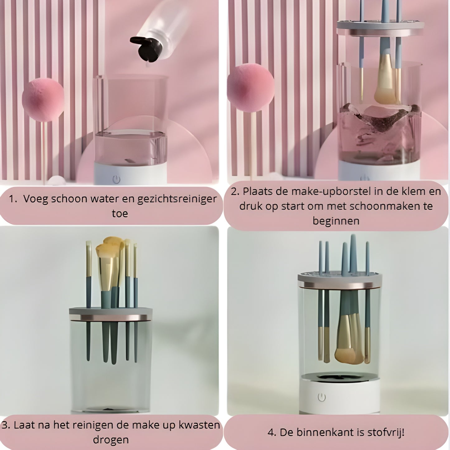 CrystalClean Brush Wash - By MyGlamour